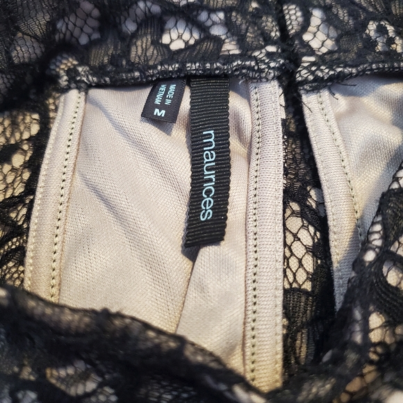 Maurices Lace Mock Neck Halter Top - Picture 5 of 5